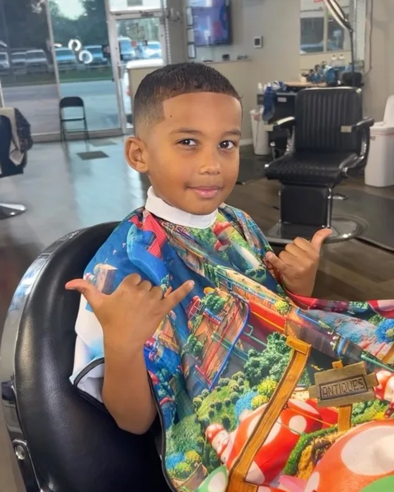 Kid's fade haircut at Elite Barber Studio of Jax